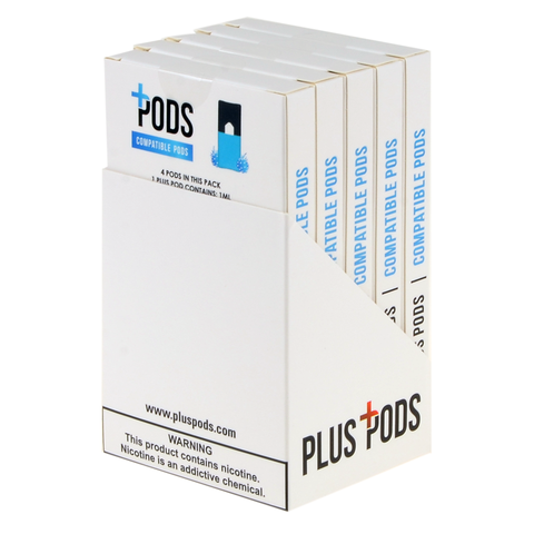 Plus Pods Blue Raspberry Pack of 4