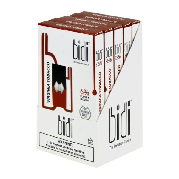 Bidi Virginia Tobacco 4 Pods - Image 2