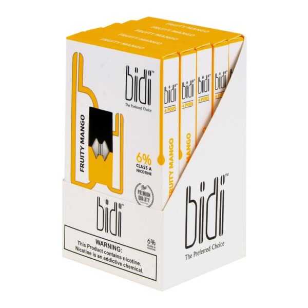 Bidi Fruity Mango 4 Pods - Image 2