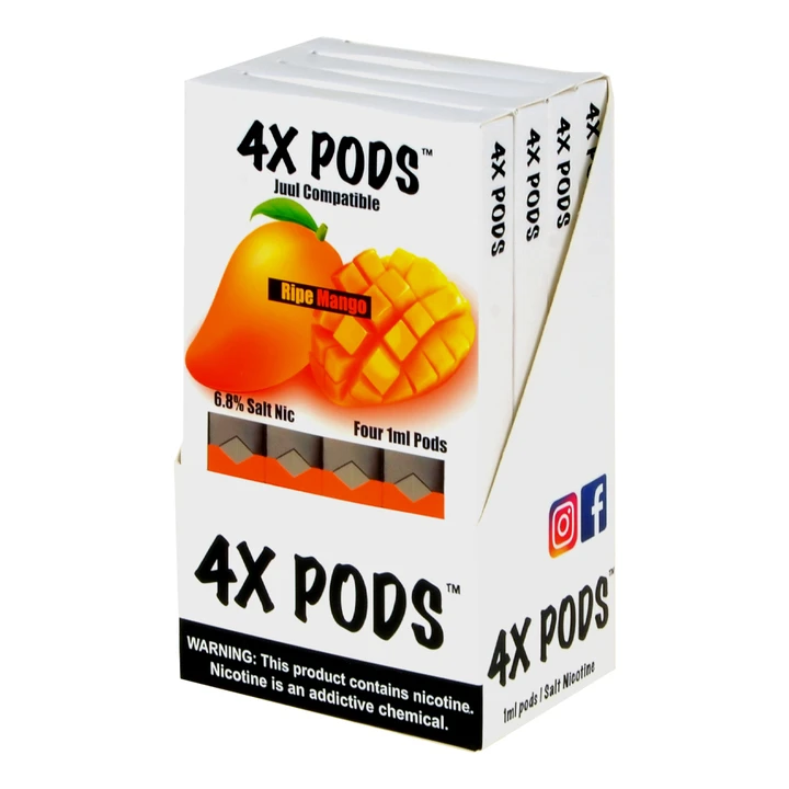 4X Ripe Mango 4 Pods