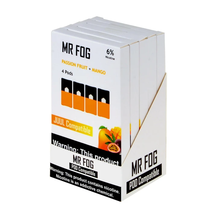 Mr Fog Passion Fruit + Mango 4 Pods