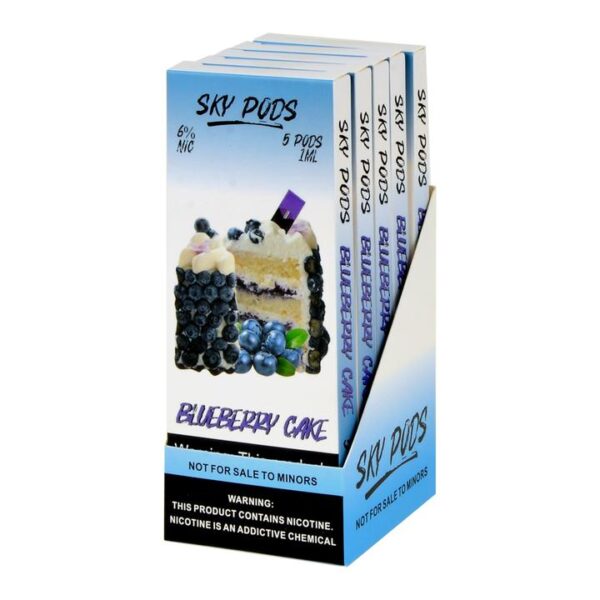 Sky Pods Blueberry Cake Pack of 5 - Image 2