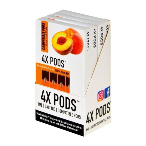 4X Peach Madness 4 Pods - Image 2