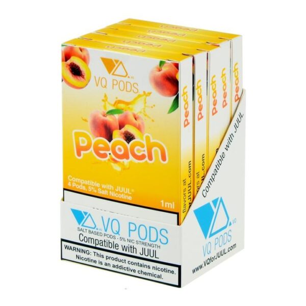 VQ PODS Peach 4 Pods - Image 2