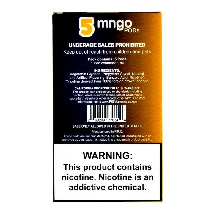 Mngo Blueberry Mango 5 Pods