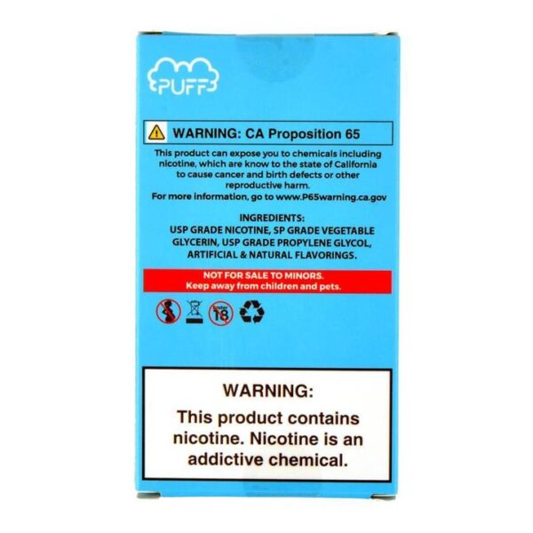 Puff Blueberry Menthol 4 Pods - Image 2