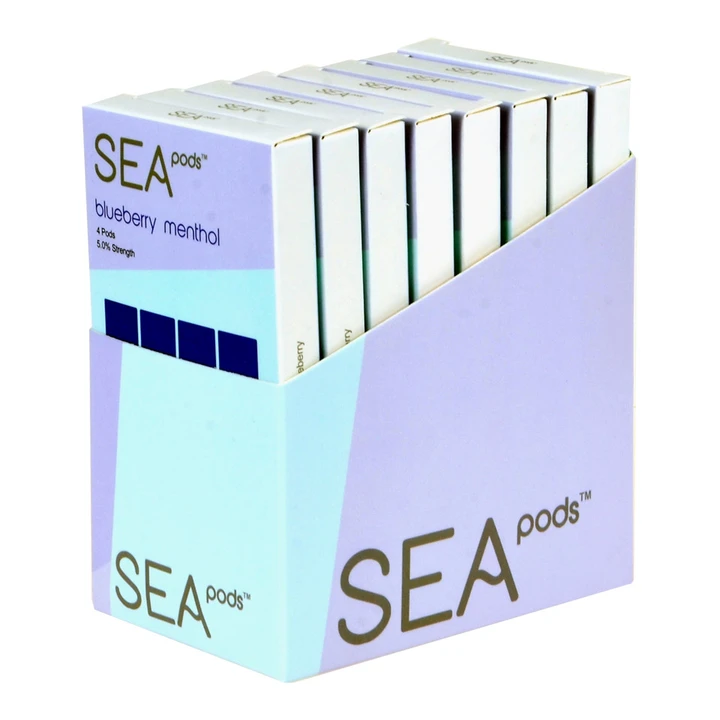 Sea 100 Blueberry Menthol 4 Pods