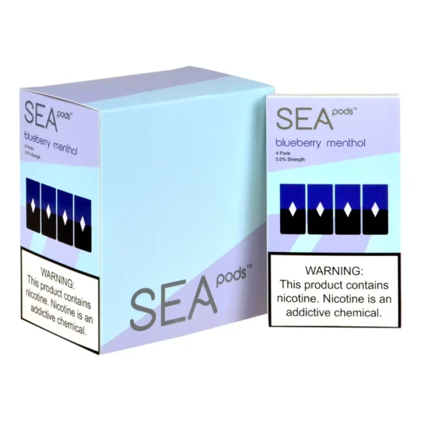 Sea 100 Blueberry Menthol 4 Pods - Image 3