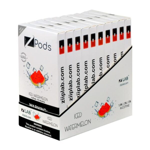 Ziip Iced Watermelon 4 Pods - Image 2