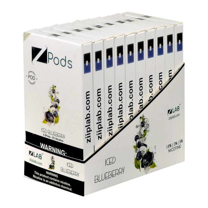 Ziip Iced Blueberry 4 Pods