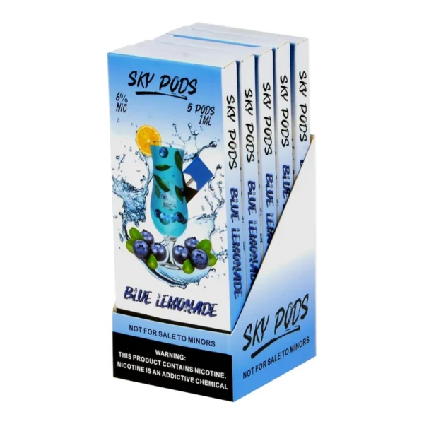 Sky Pods Blue Lemonade Pack of 5 - Image 2