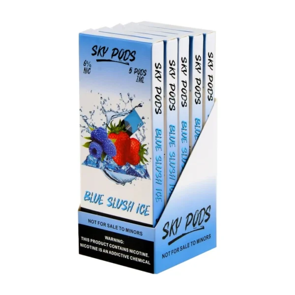 Sky Pods Blue Slush Ice Pack of 5 - Image 2