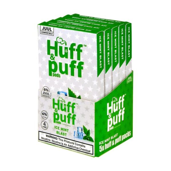 Huff & Puff Ice Mint Blast 4 Pods - Image 2