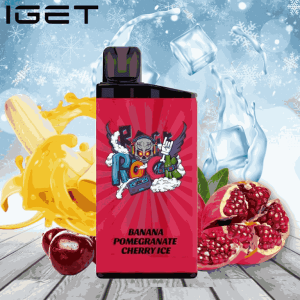 IGET BAR BANANA POMEGRANATE CHERRY ICE – 3500 PUFFS