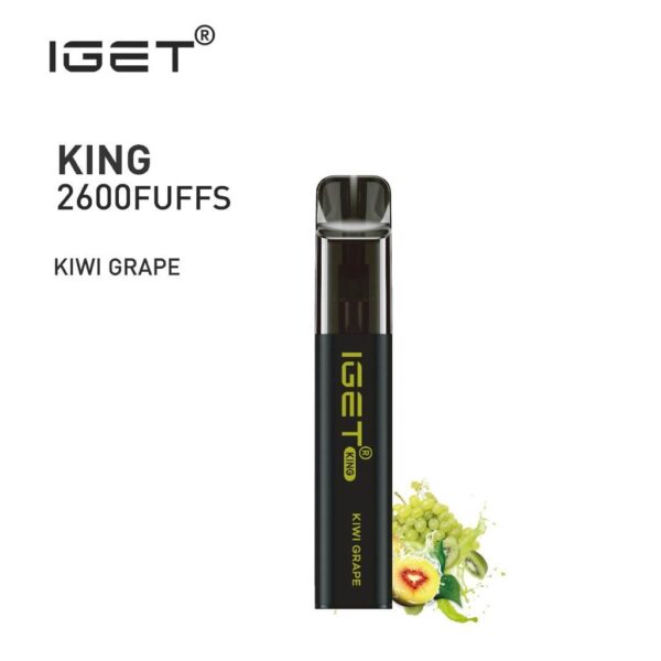 IGET KING KIWI GRAPE – 2600 PUFFS