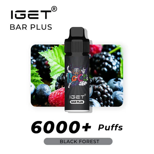 IGET BAR PLUS BLACK FOREST – 6000 PUFFS