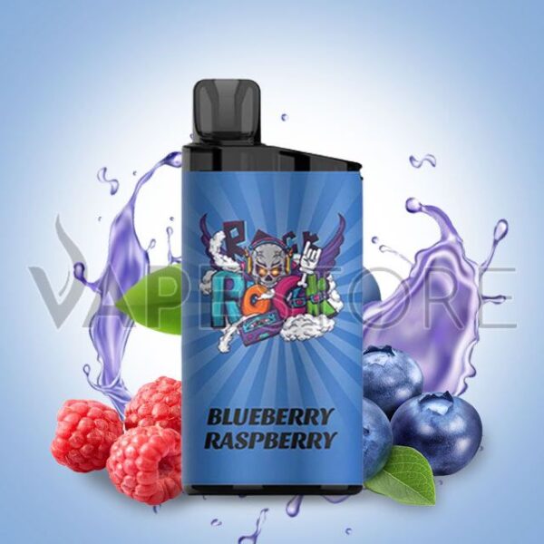 IGET BAR 3500 PUFFS BLUEBERRY RASPBERRY DISPOSABLE VAPE