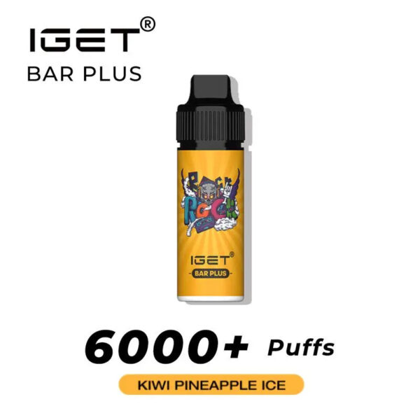 IGET BAR PLUS KIWI PINEAPPLE – 6000 PUFFS