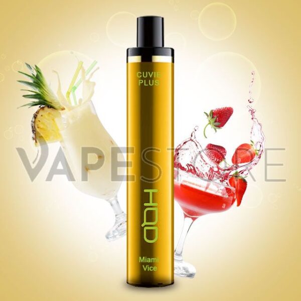 HQD CUVIE PLUS 1200 PUFFS MIAMI VICE DISPOSABLE POD VAPE