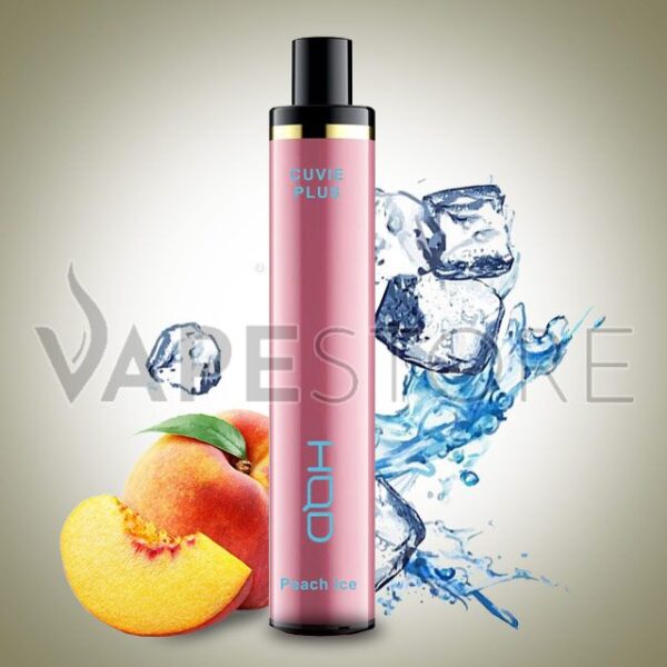 HQD CUVIE PLUS 1200 PUFFS PEACH ICE DISPOSABLE POD VAPE