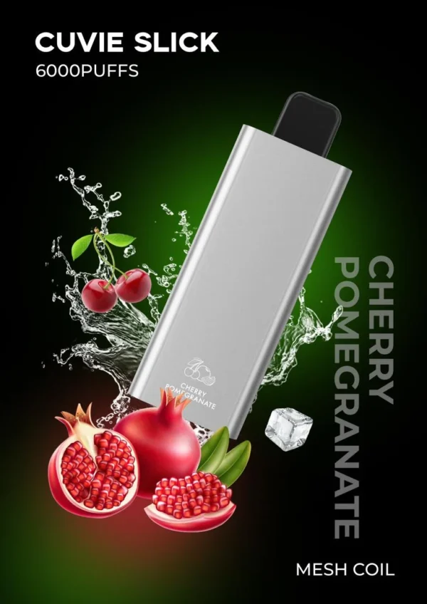 HQD CUVIE SLICK CHERRY POMERGRANTE 6000 PUFFS