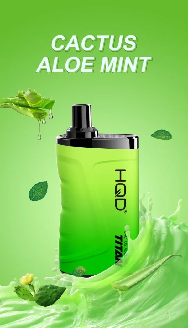 HQD TITAN CACTUS ALOE MINT 7000 PUFFS