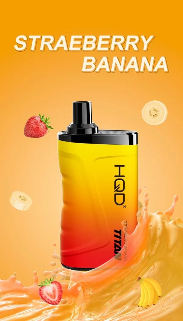 HQD TITAN STRAWBERRY BANANA 7000 PUFFS